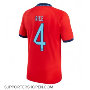 England Declan Rice #4 Borta Matchtröja VM 2022 Kortärmad